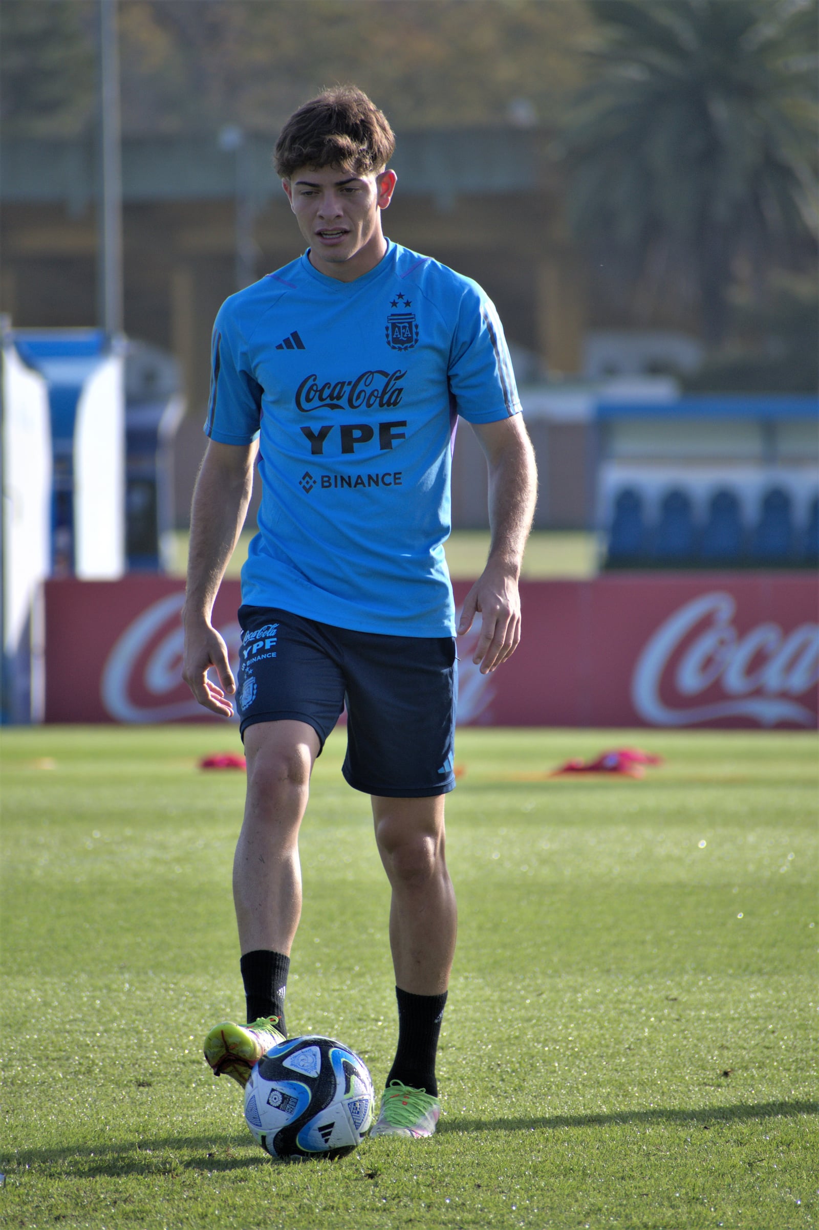 Argentina U20 national association football team in training before the start of the 2023 FIFA U-20 World Cup.