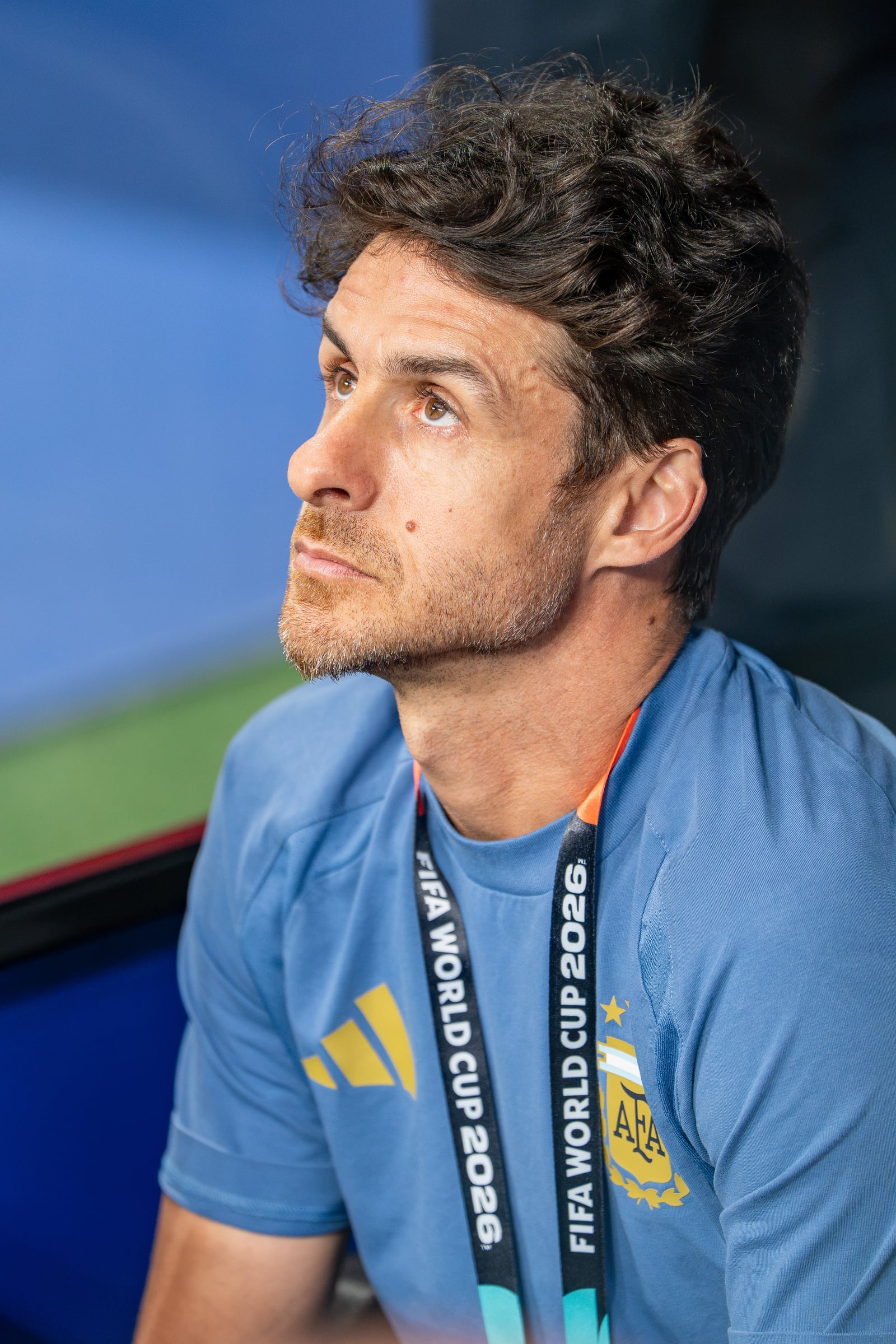 Pablo Aimar during Argentina v Egypt at the 2026 FIFA World Cup