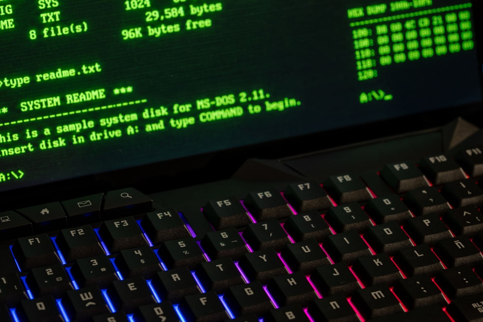 Fotos de stock gratuitas de backlit keyboard, blurred background, carraspera