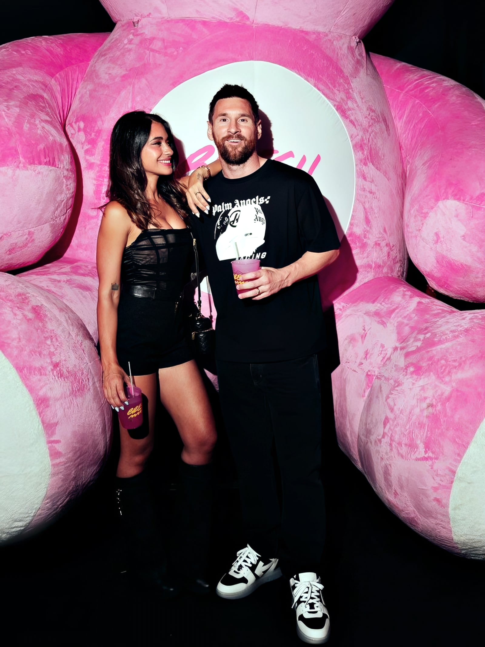 Lionel Messi and Antonela Roccuzzo