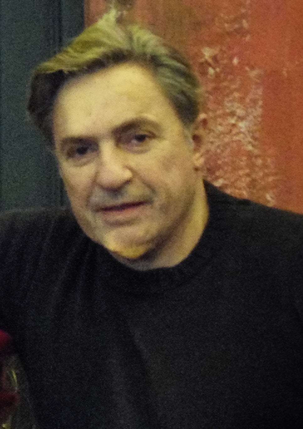 Antonio Grimau en Rosario durante una gira con la obra "El Precio".