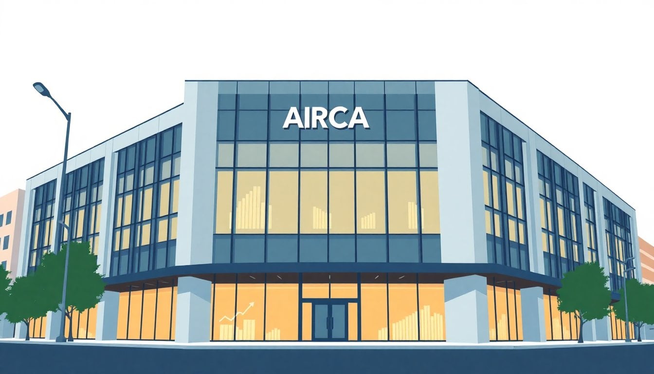 ARCA Argentine tax authority office building facade, Buenos Aires, modern government building exterior, daylight