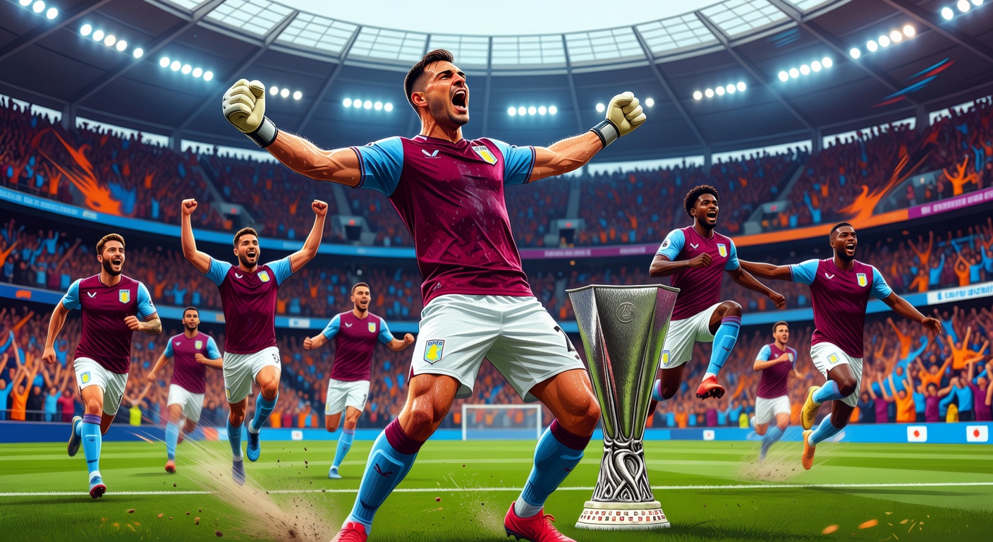 Aston Villa goleó 3-0 al Friburgo y el Dibu Martínez es campeón de Europa