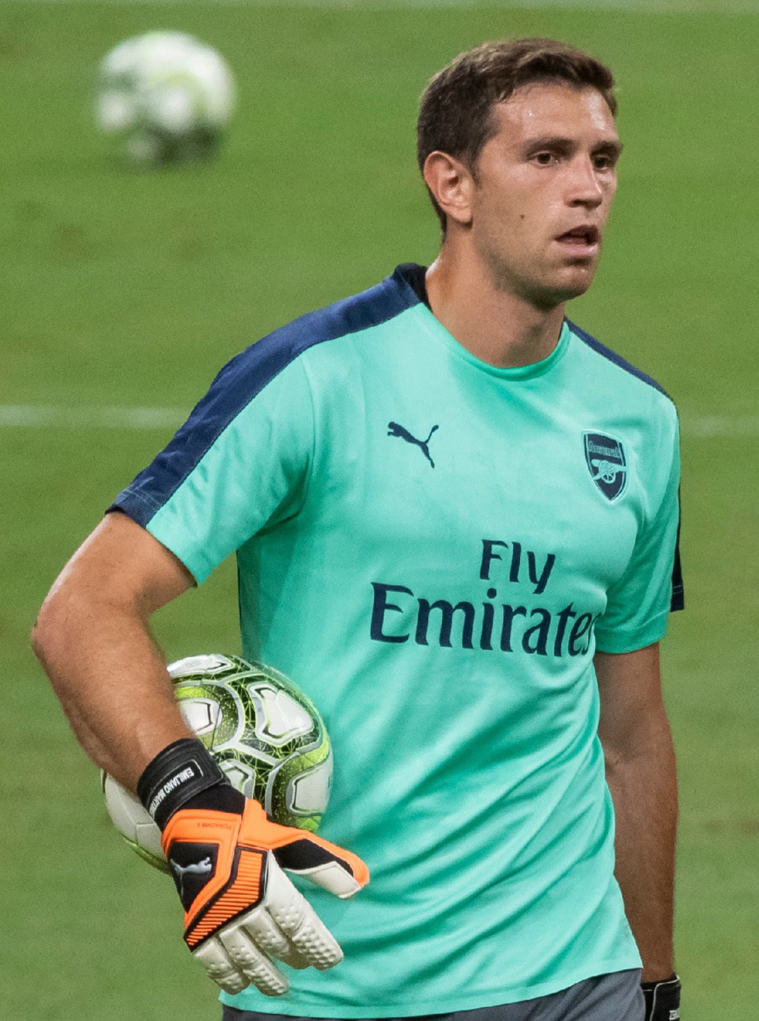 Emiliano Martínez Arsenal v PSG 2018 International Champions Cup Singapore National Stadium