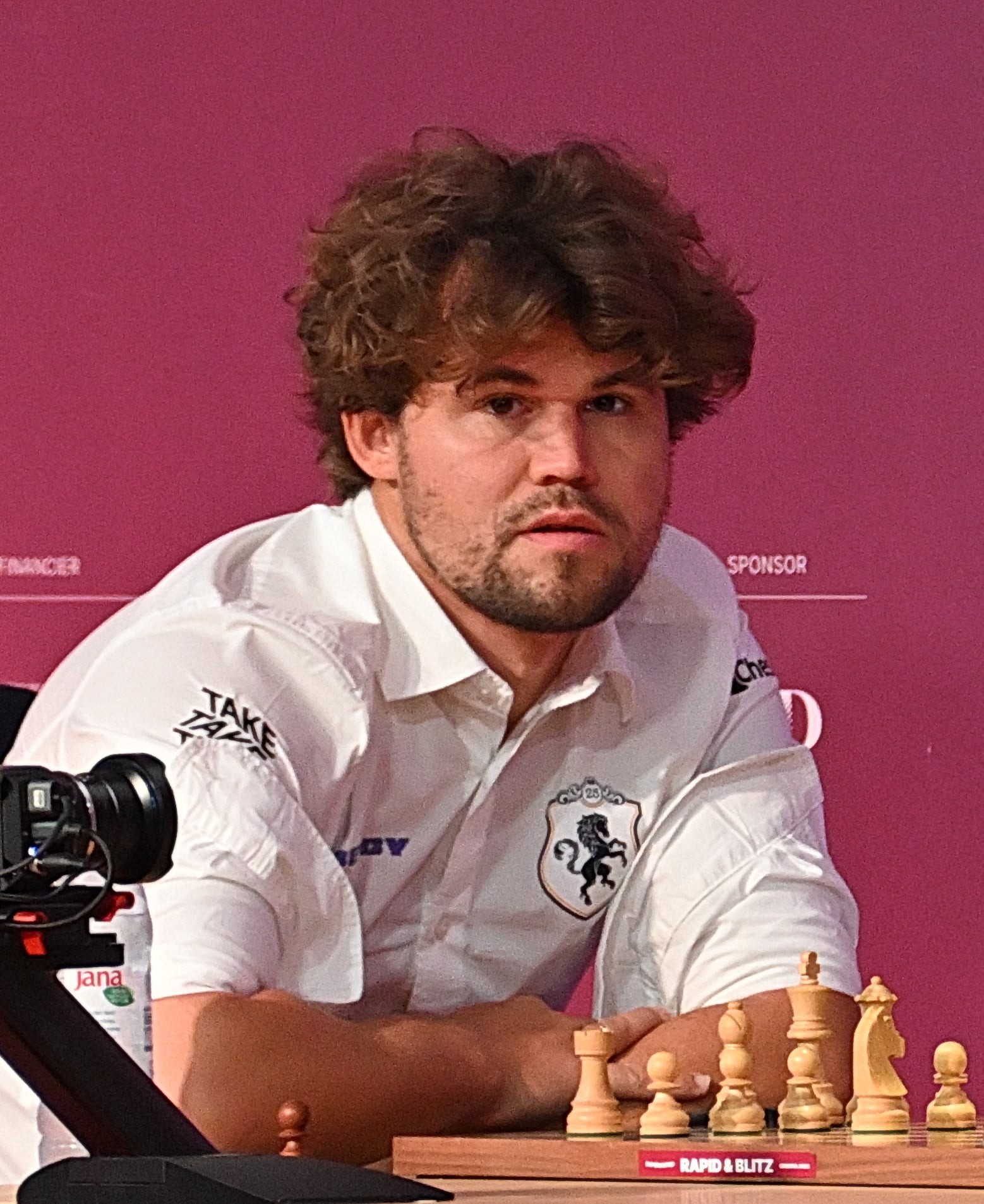 Magnus Carlsen at Rapid $ Blitz 2025 - Zagreb