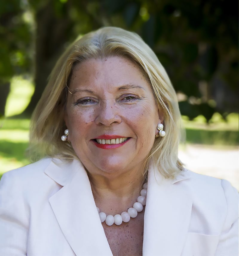 Argentine politician Elisa Carrió