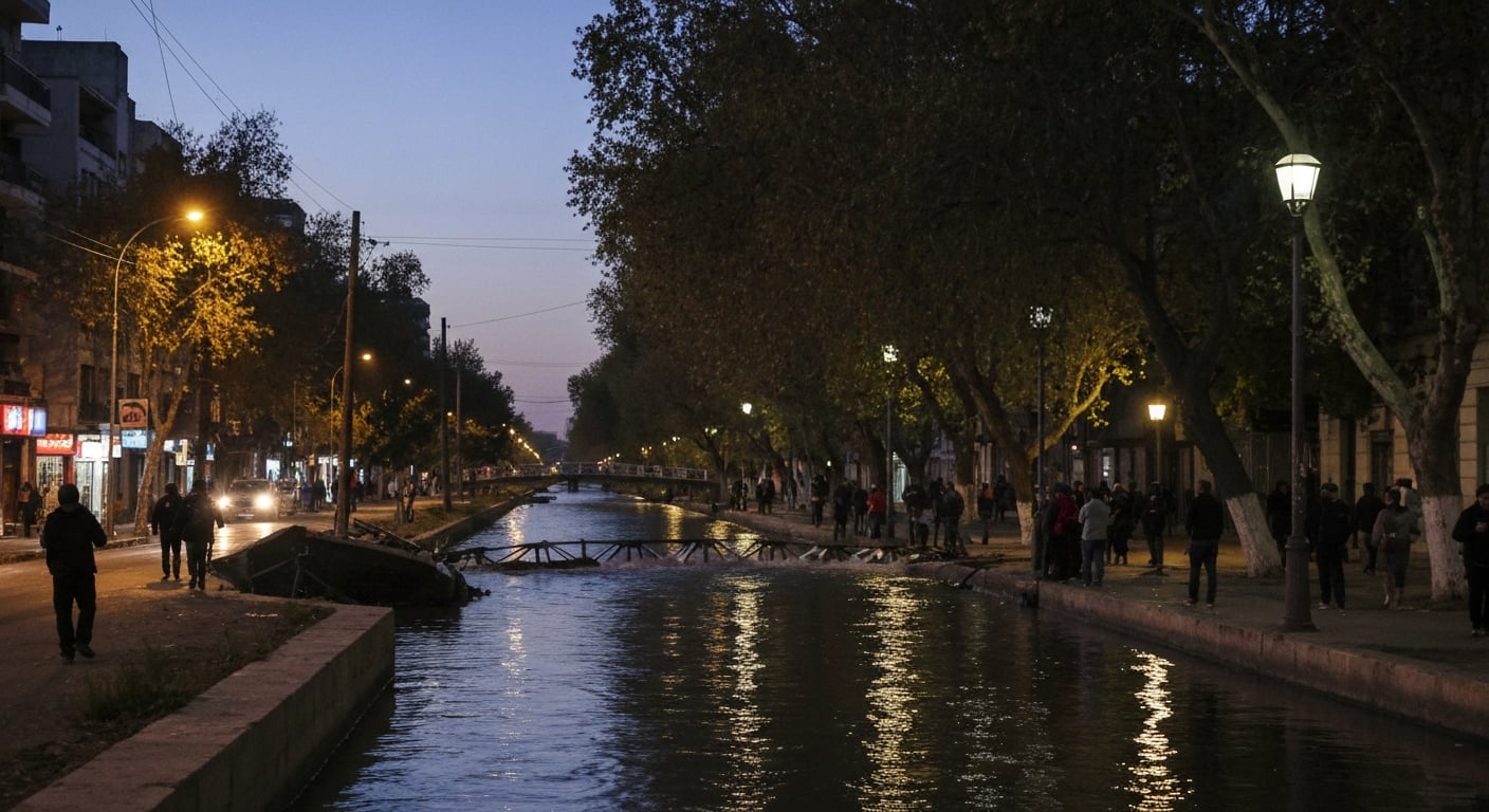 Cayó 7 metros a un canal en Mendoza, le robaron mientras agonizaba y murió