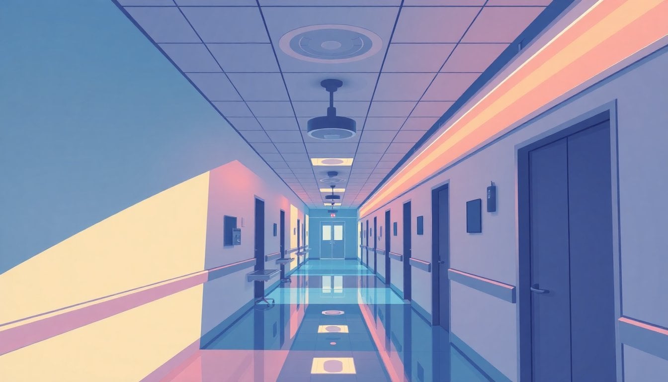 hospital intensive care unit corridor