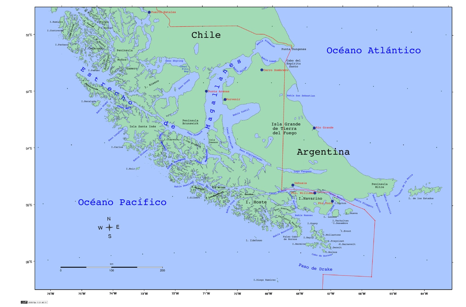 Strait of Magellan, Chile