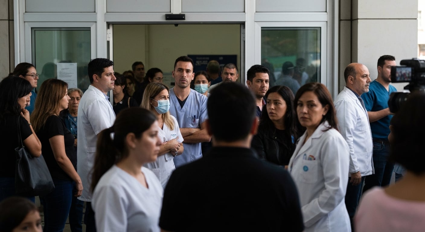 Christian Petersen vuelve al Hospital Alemán cuatro meses después del alta