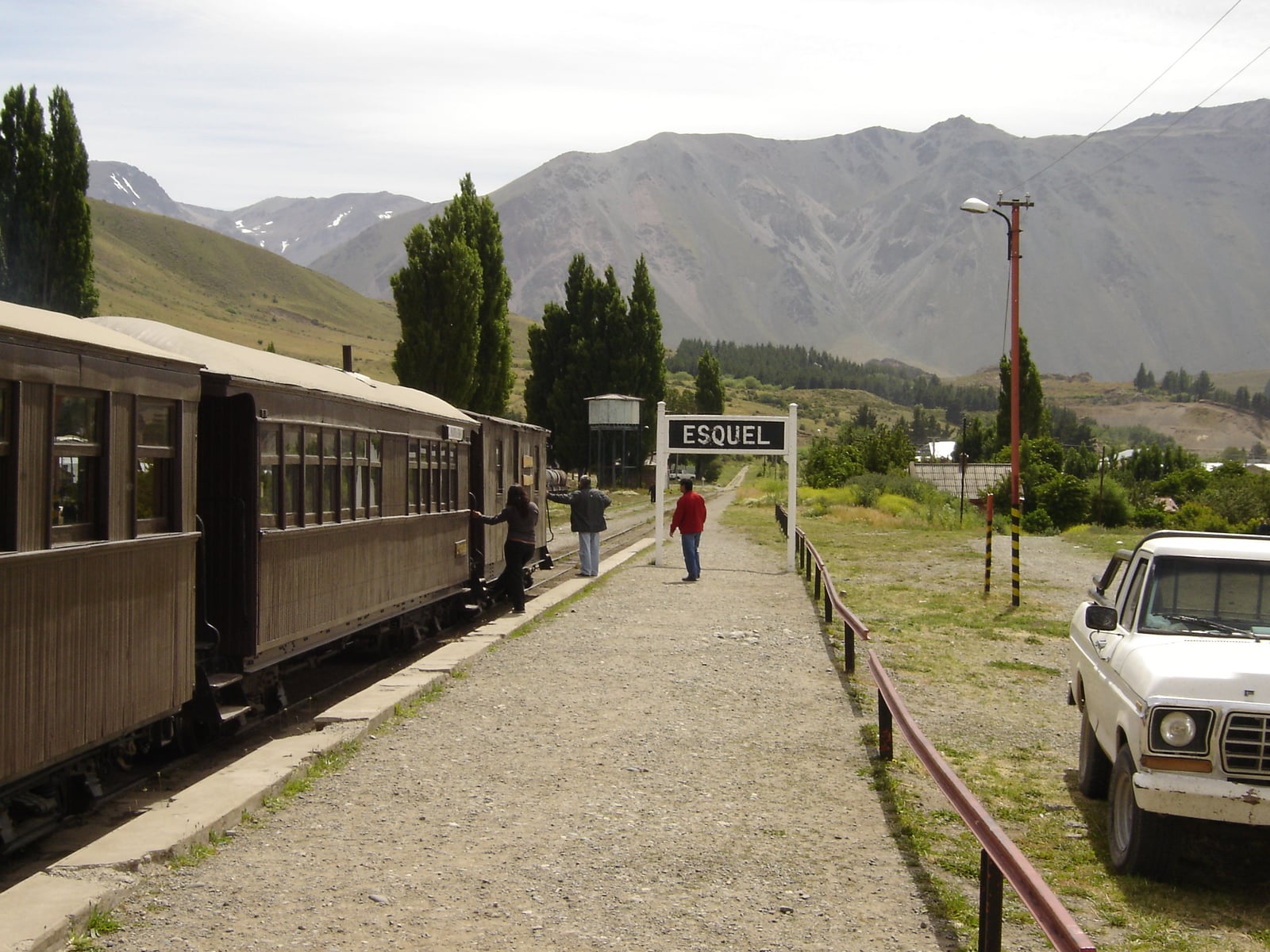 Old Patagonian Express "La Trochita", taken in ESQUEL ESTACION FCGR, U9200, Chubut, Argentina. Province: ISO 3166-2: AR-U. FIPS 10-4: AR04. INDEC: 26. Department: Futaleufú Department.