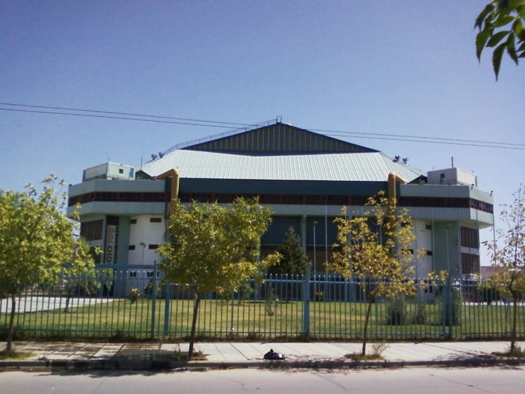 Indoor stadium in Neuquén, Argentine Patagonia.