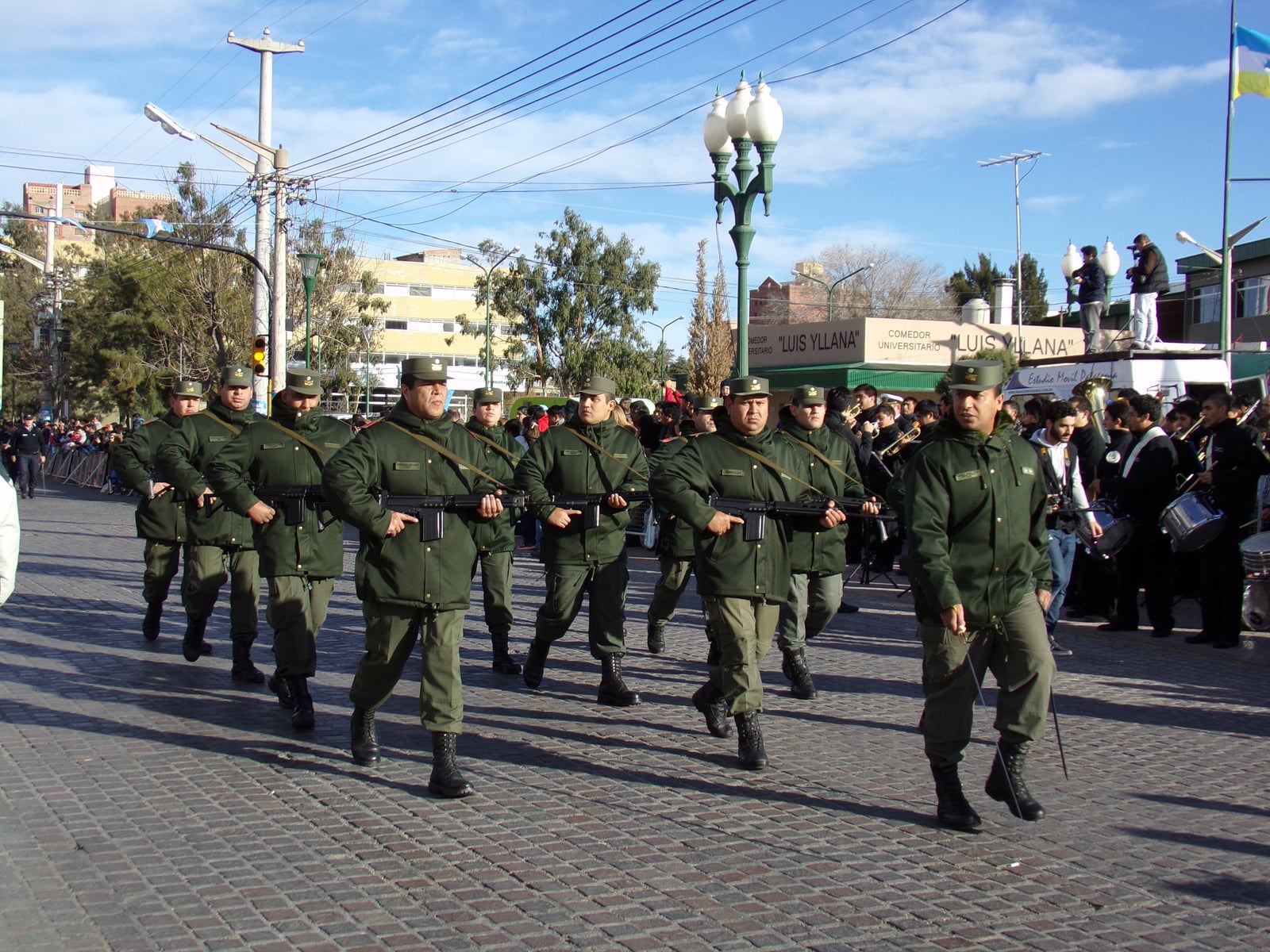 Acto del 25 de mayo de 2015 en Trelew, Chubut, Argentina