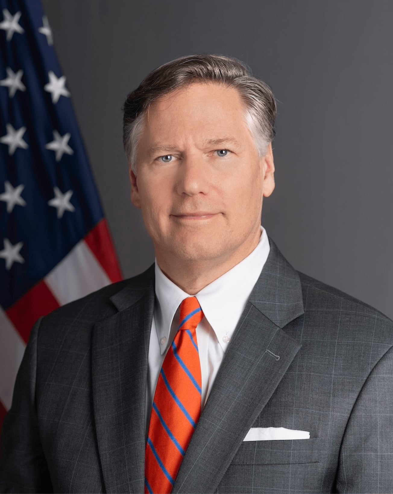 Official portrait of the Deputy Secretary of State, Christopher Landau.