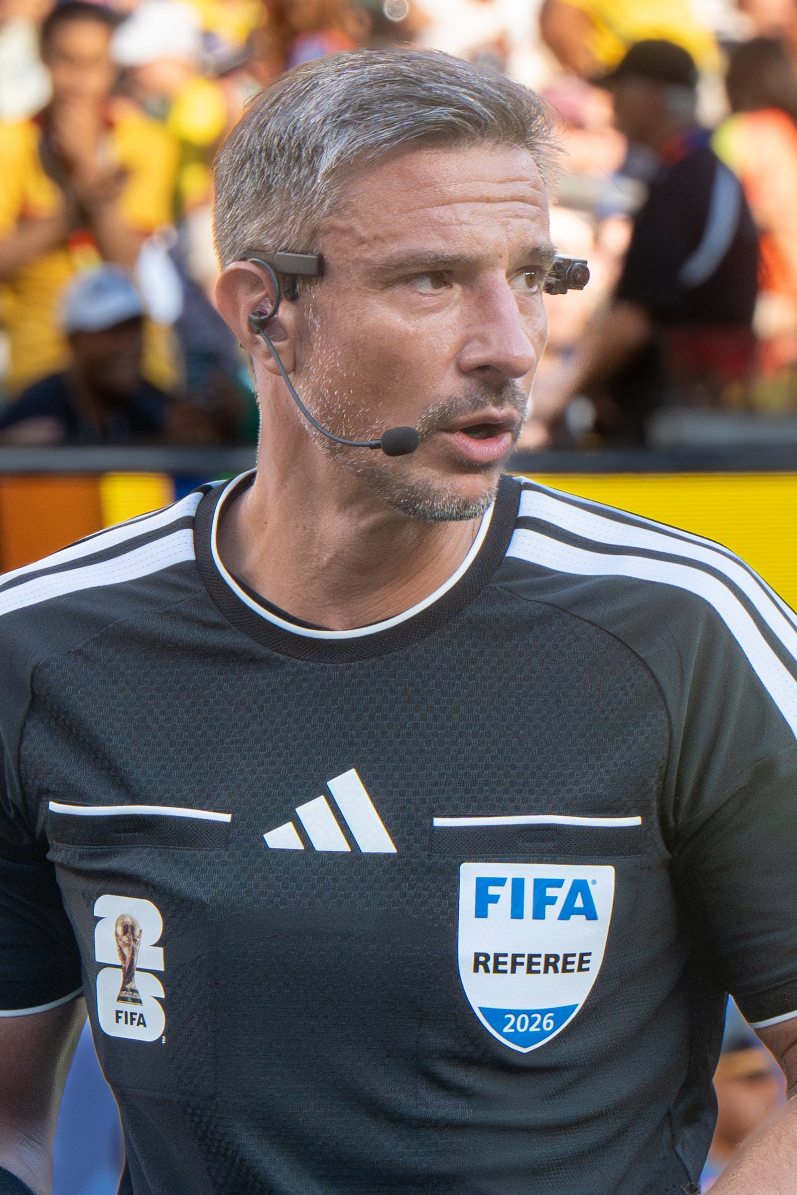 Slavko Vincic during Brazil v Morocco on 13 June 2026 at the 2026 FIFA World Cup at NY/NJ Stadium in East Rutherford, NJ