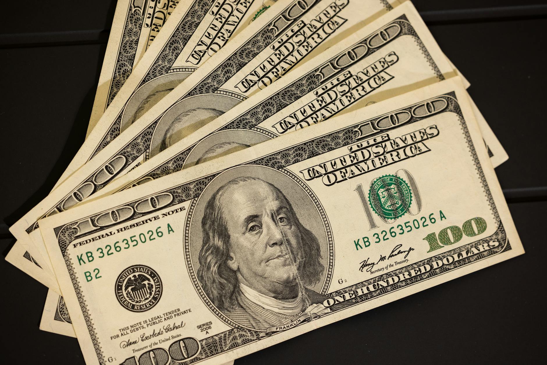 Fotos de stock gratuitas de 100 dolares, administración del dinero, ahorros