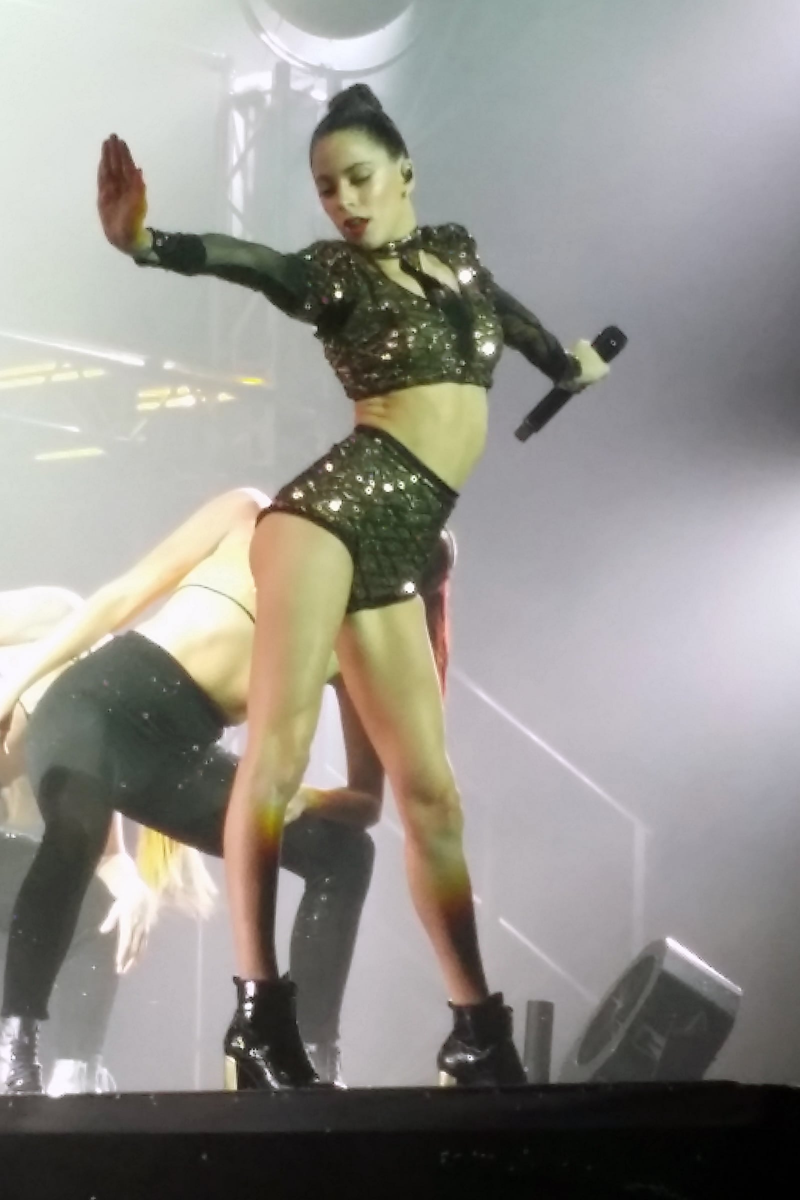 Tini lors de son concert "Got Me Started Tour" à Paris en le 23 avril 2017