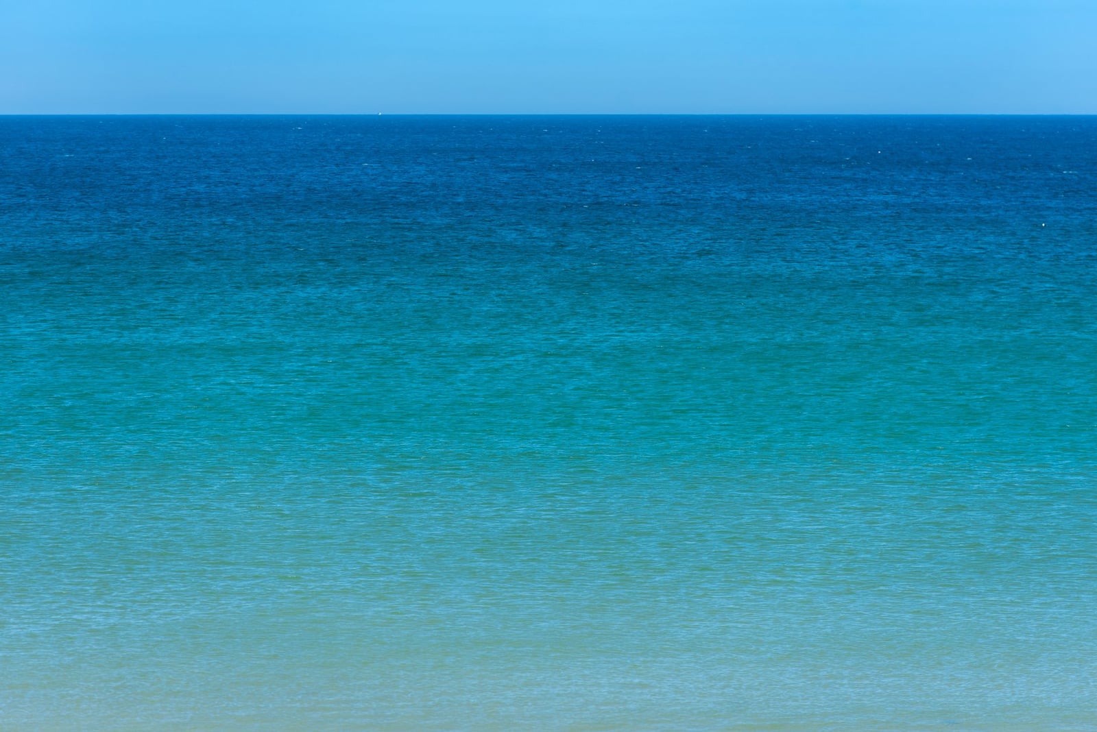 Océano azul tranquilo y expansivo bajo un cielo despejado, perfecto para un ambiente tranquilo.