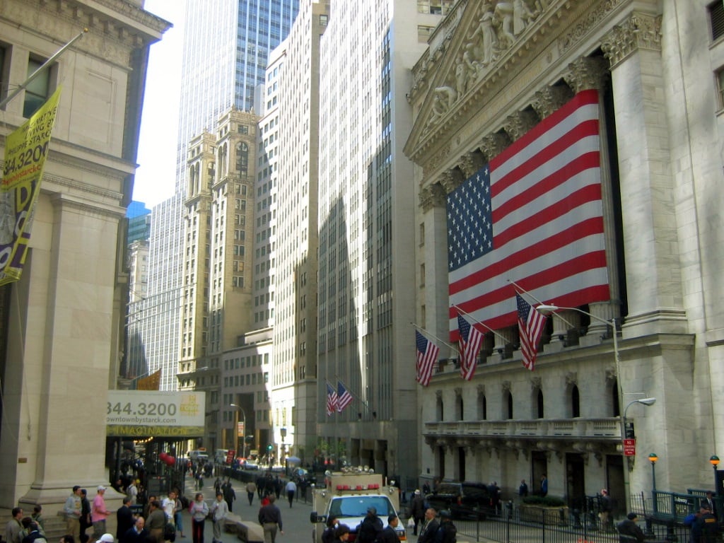 calle en Manhattan, Nueva York, Estados Unidos