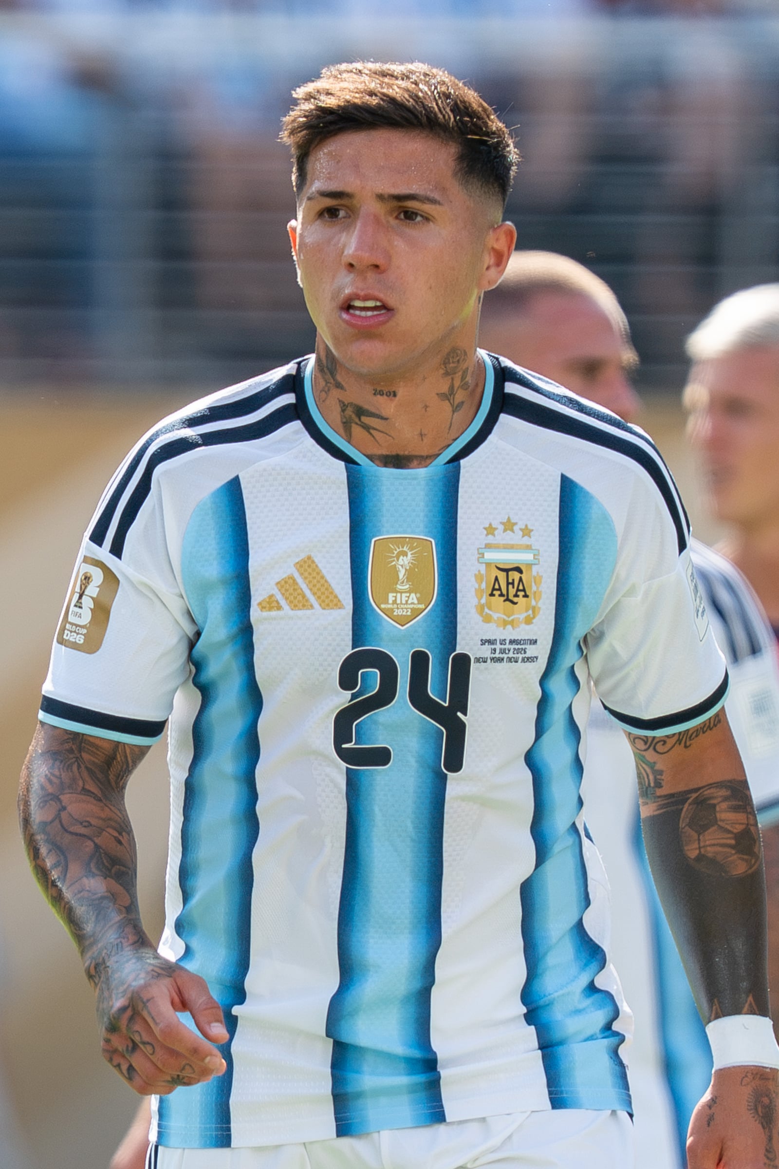 Enzo Fernandez during Argentina vs Spain at the 2026 FIFA World Cup Final