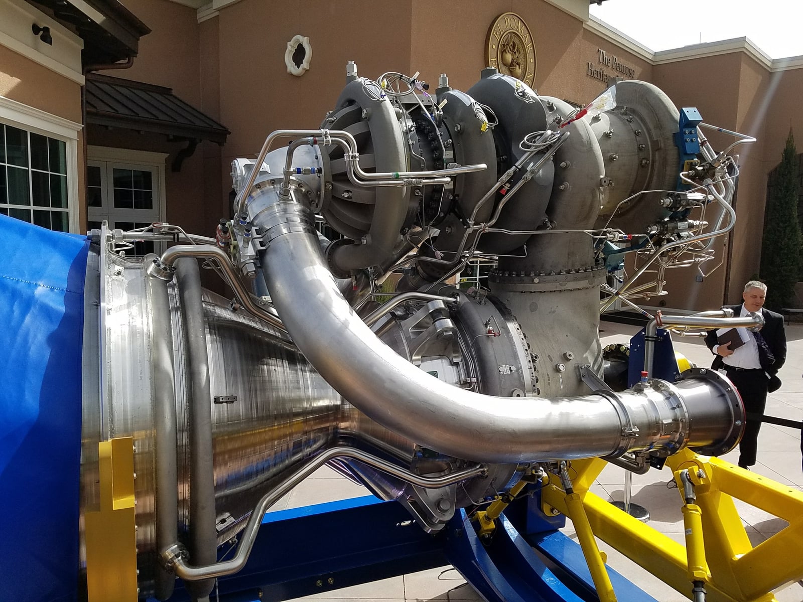 The BE-4, originally serial number 101, was manufactured in Kent, Washington during October 2017. It was the first BE-4 engine to be hotfire tested, on 18 Oct 2017. It has subsequently been hotfire te