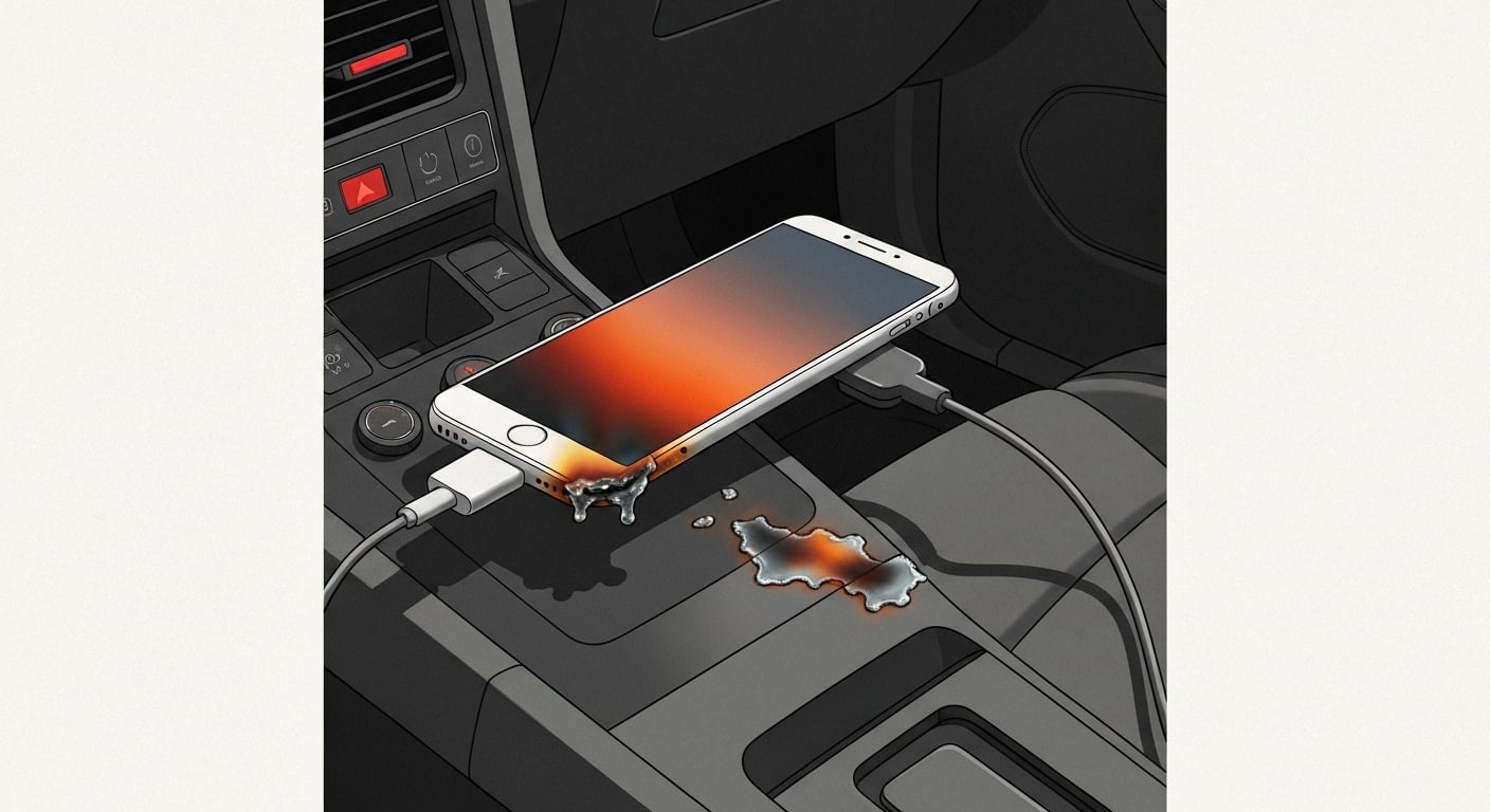 Explotó un celular en un auto en Córdoba y una mujer de 45 años sufrió graves quemaduras