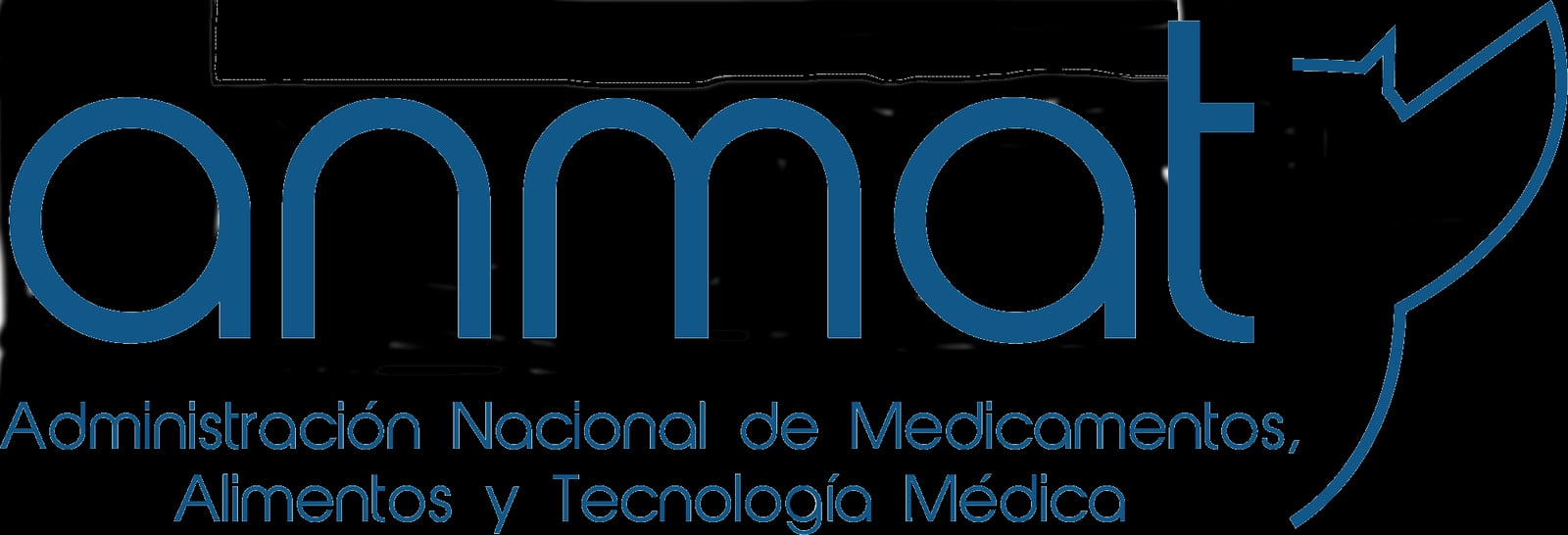 Logo of "ANMAT" (Administración Nacional de Medicamentos, Alimentos y Tecnología Médica).