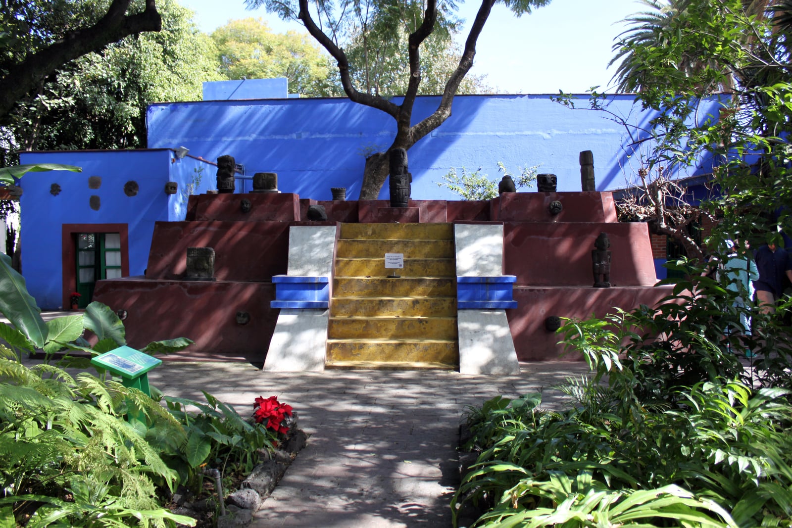 Tomb in the form of a pyramid, Frida Kahlo Museum Mexico City