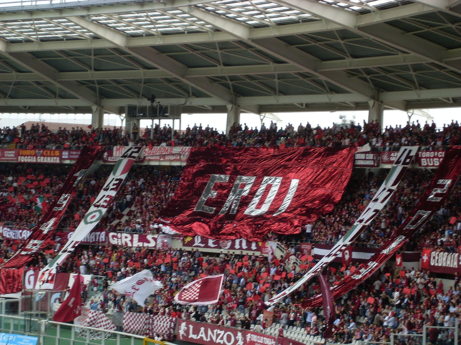 Curva "Primavera" della squadra Torino F.c.
