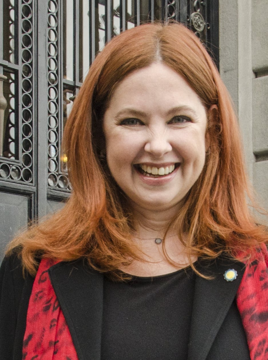 Andrea del Boca en la inauguración del Centro Cultural Kirchner (Buenos Aires, 21 de mayo de 2015). En el marco de las celebraciones por un nuevo aniversario de la Revolución de Mayo, bajo el lema “El