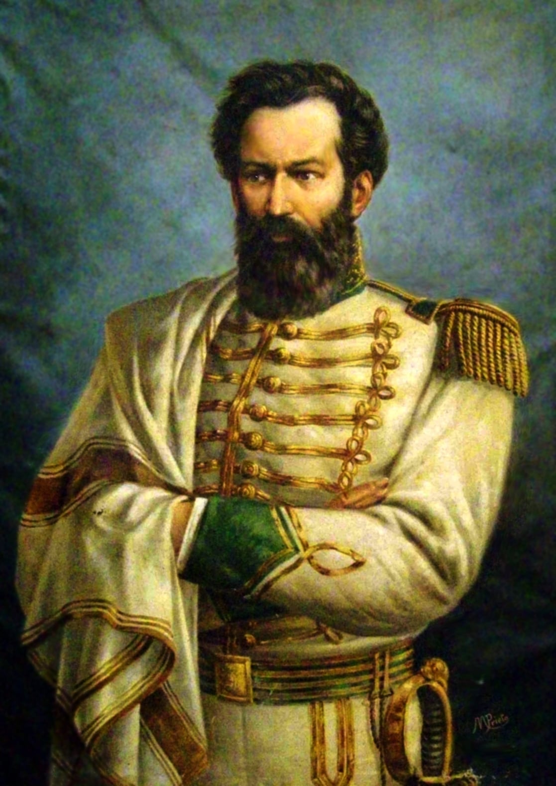Retrato del militar y político argentino, Martín Miguel de Güemes
