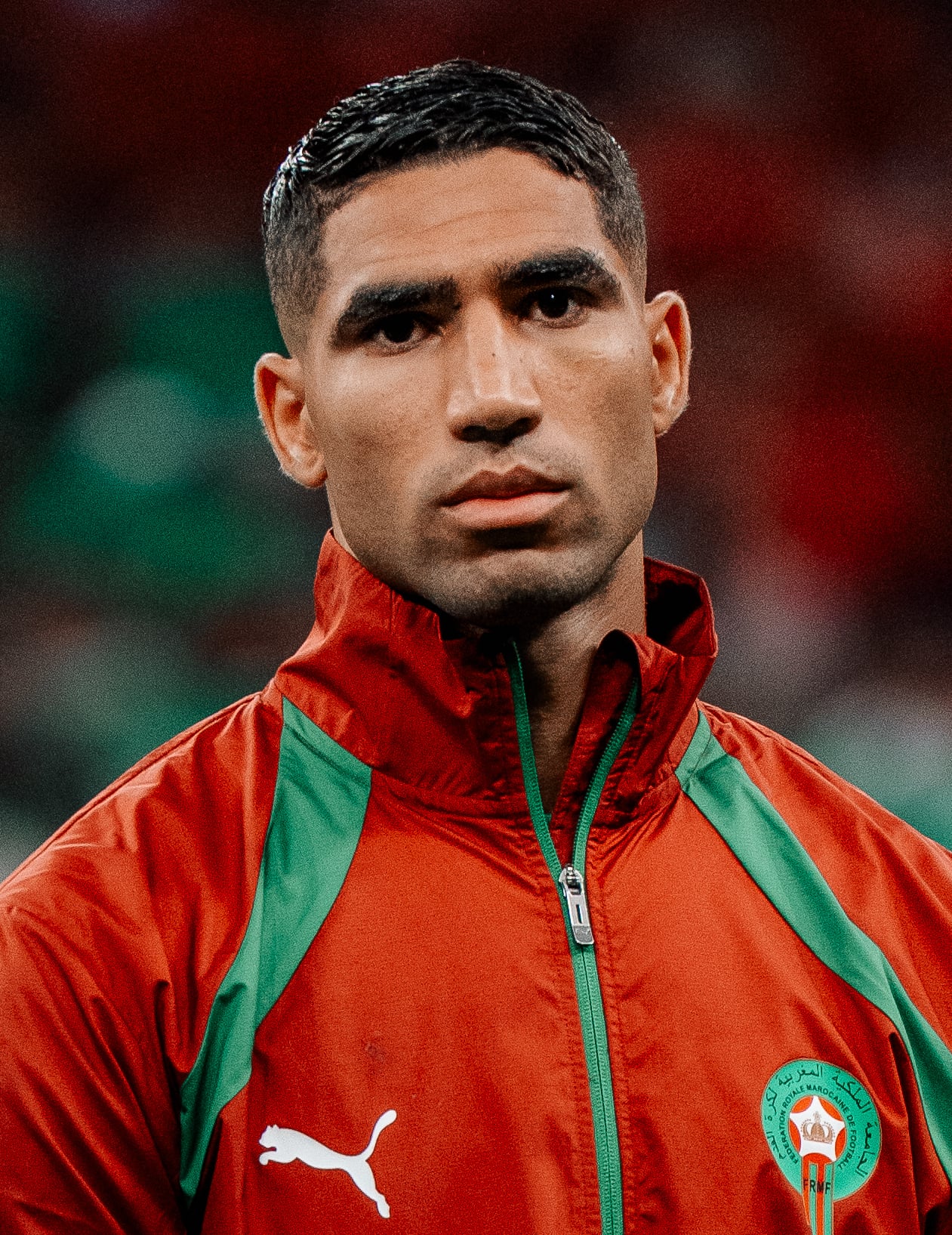 Achraf Hakimi au Stade Moulay Abdellah de Rabat contre le Niger.