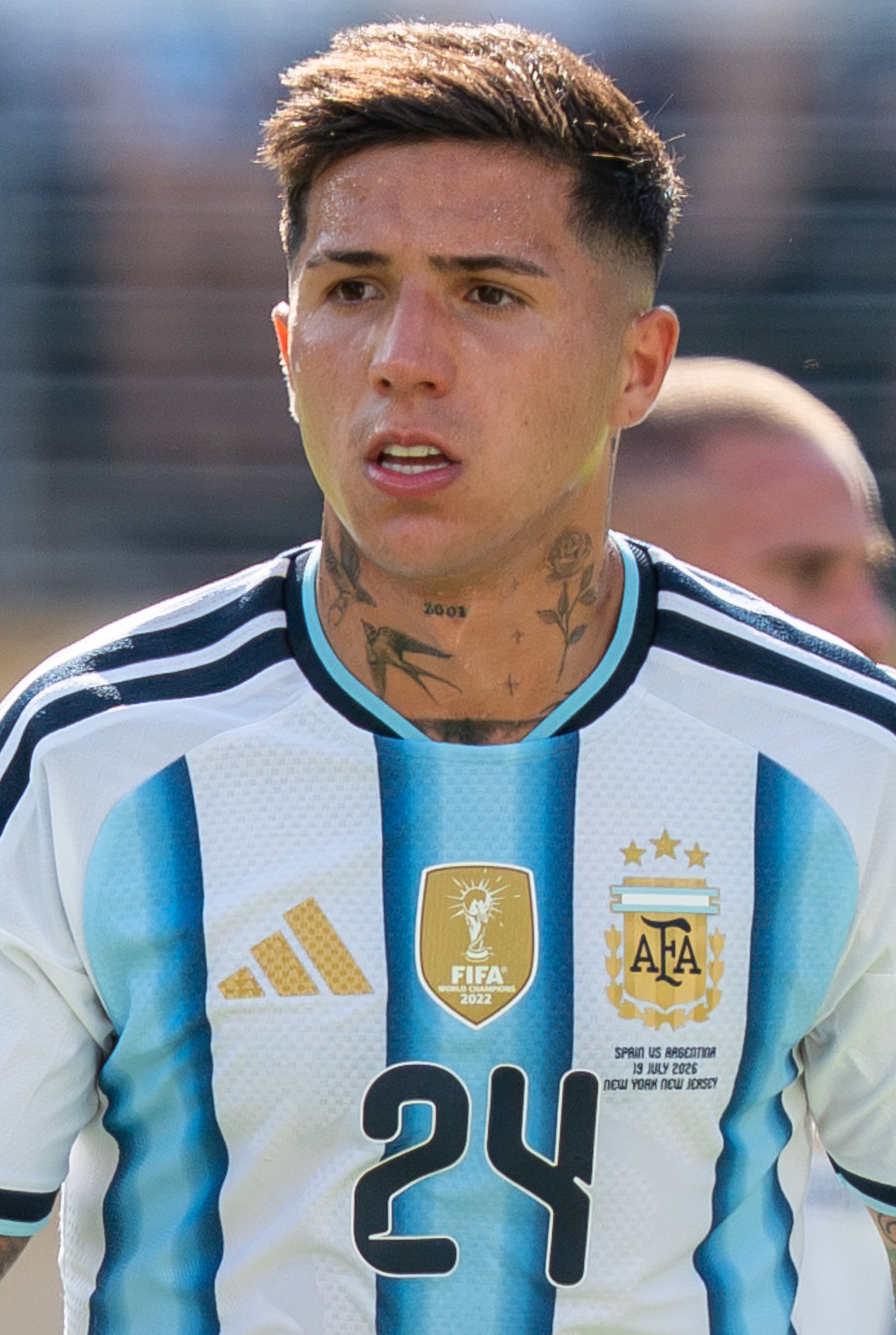 Enzo Fernandez during Argentina vs Spain at the 2026 FIFA World Cup Final