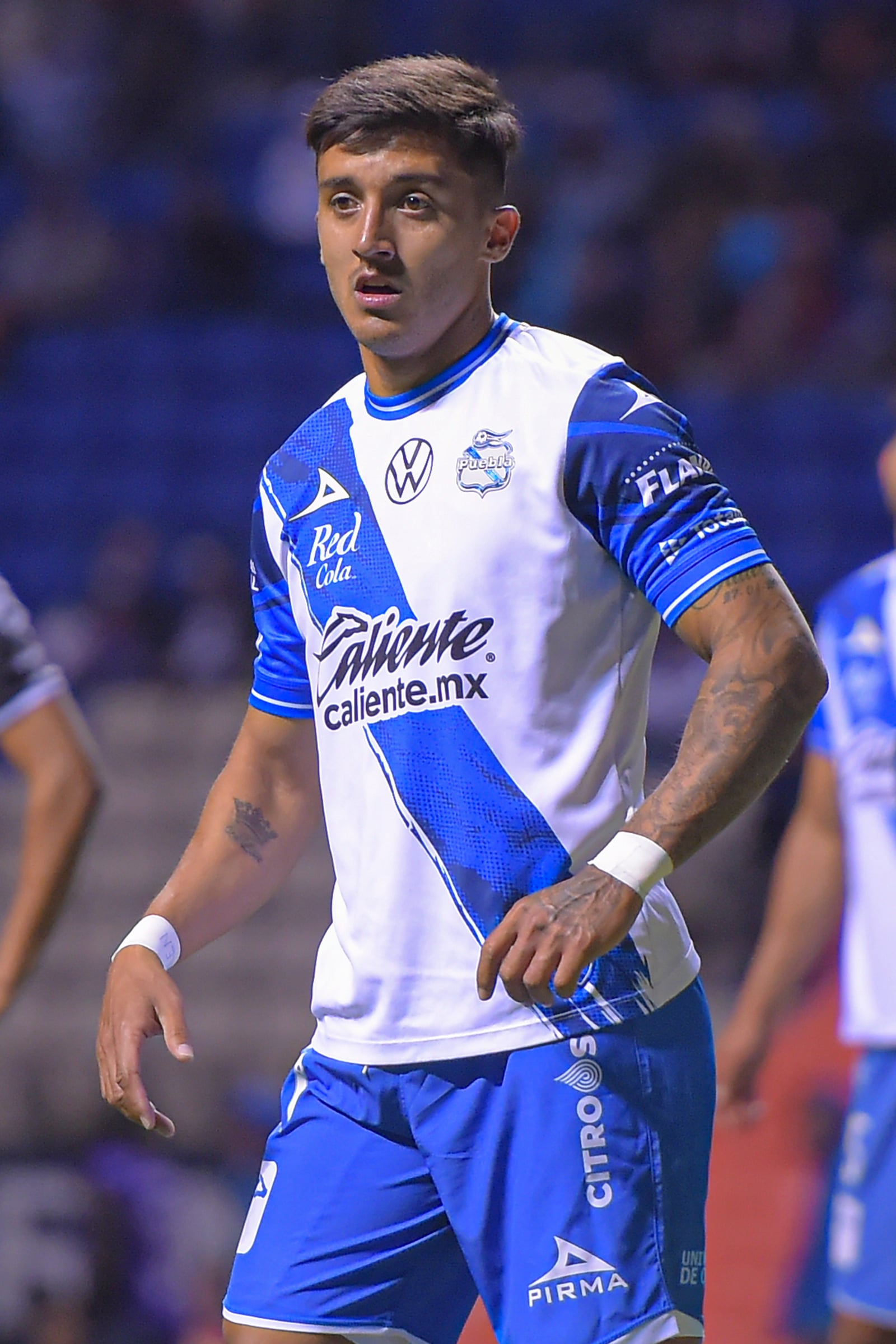 Kevin Ramírez during a football match