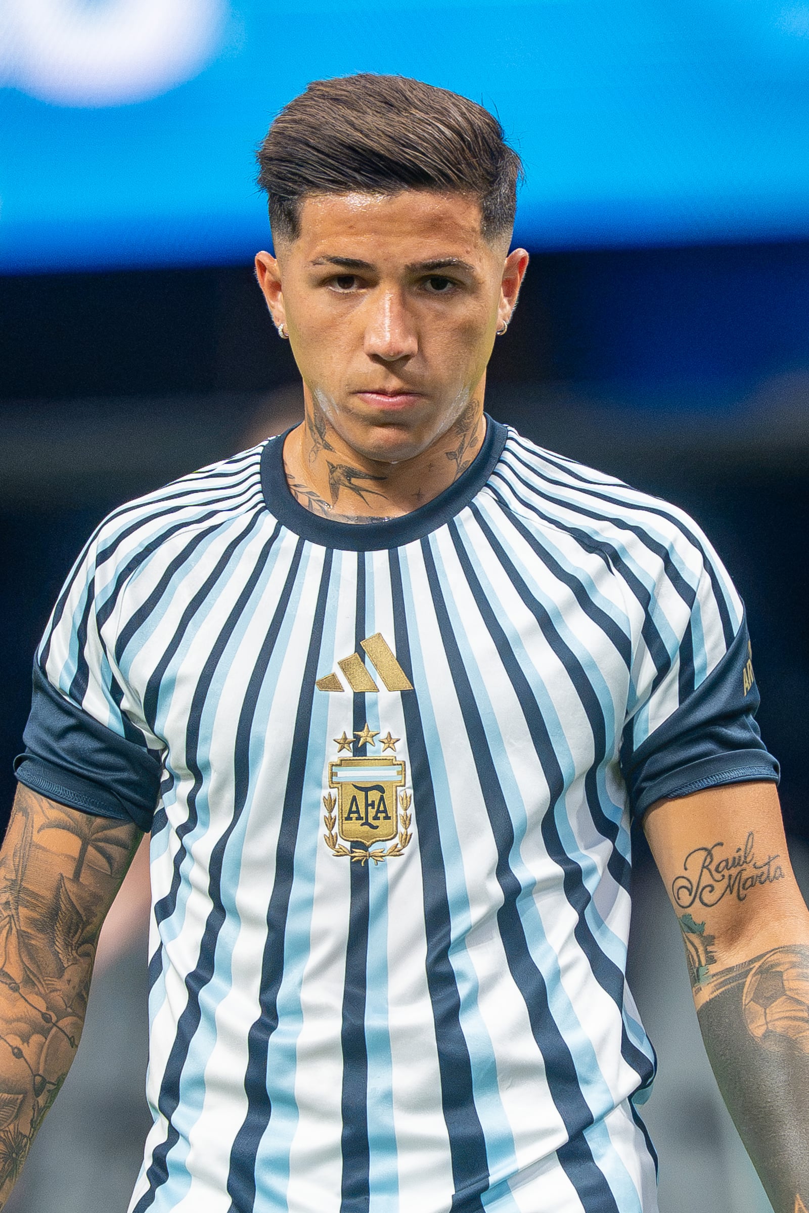 Enzo Fernandez during Argentina v Egypt at the 2026 FIFA World Cup