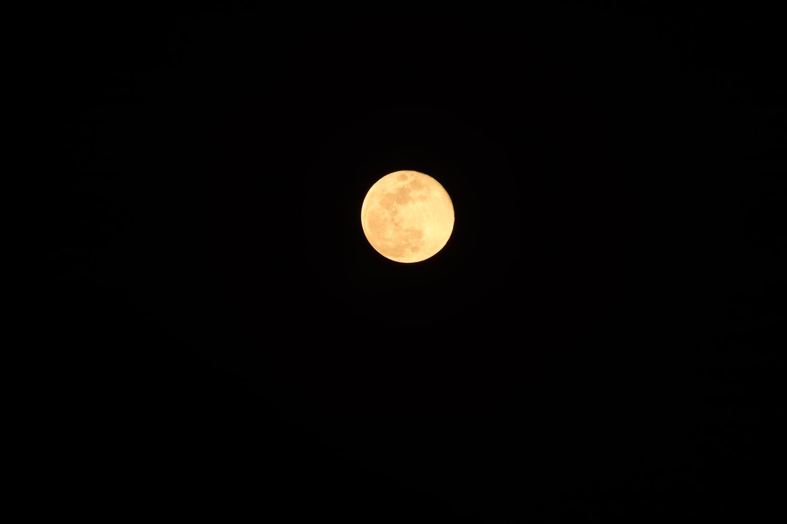 Captura de una luna llena brillante iluminando el cielo nocturno, perfecta para los entusiastas del cielo nocturno.