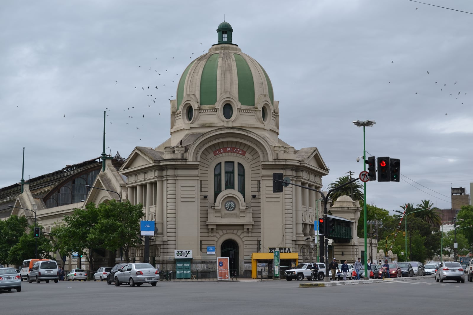 Estación de tren en Ciudad de La Plata