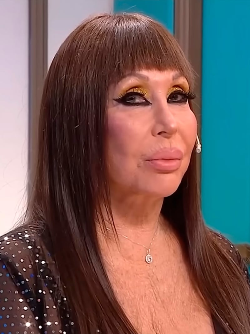 Moria Casán en La noche de Mirtha, 15 de octubre de 2023.