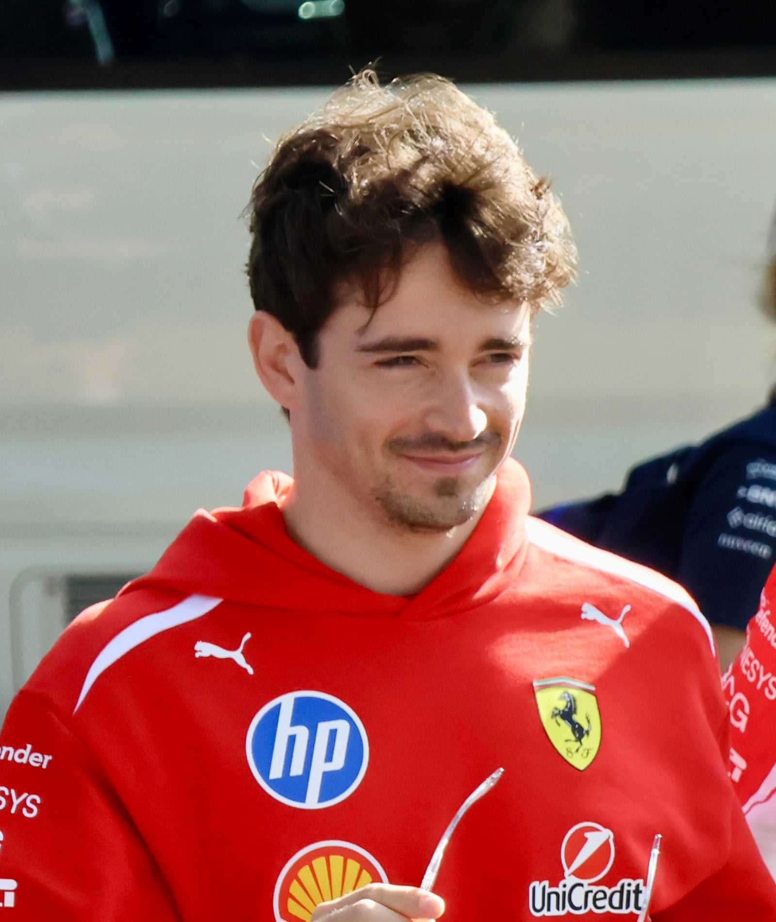 Charles Leclerc at the Melbourne Walk during the 2026 Australian Grand Prix.