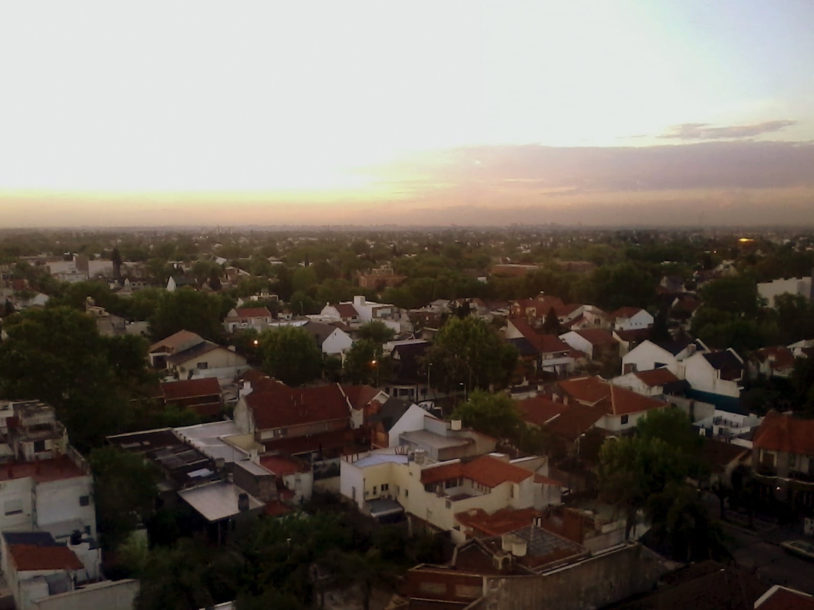 Vista de la ciudad de Lomas de Zamora.