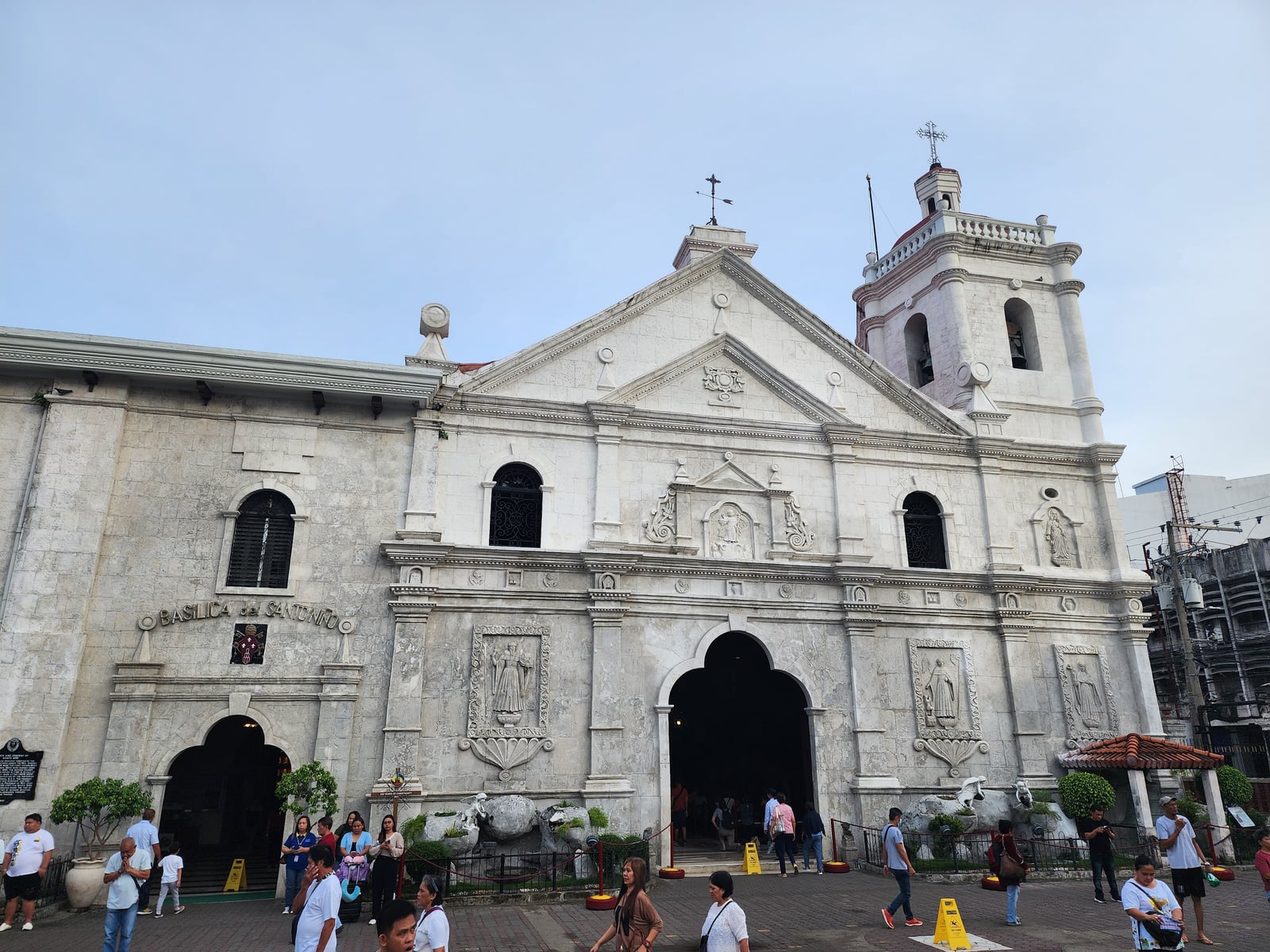 Basilica del Santo Niño main façade