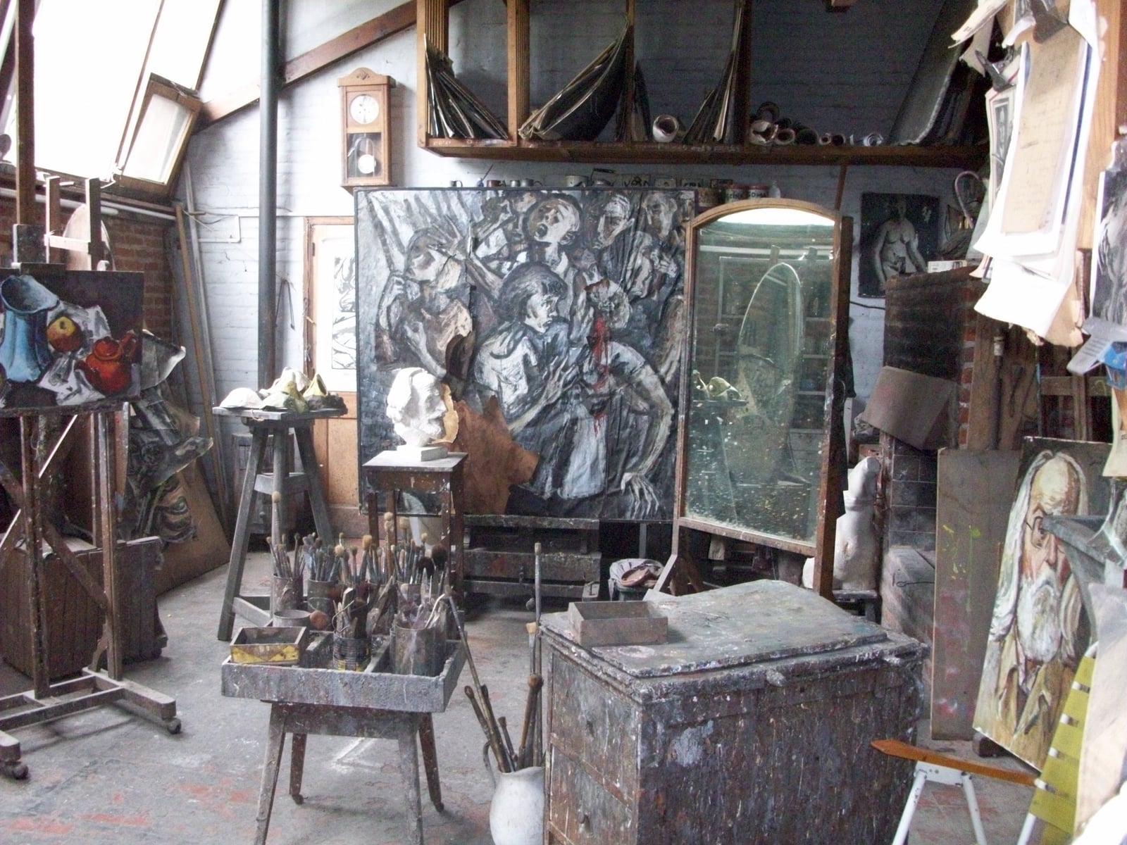 Alberto Bruzzone's workshop.