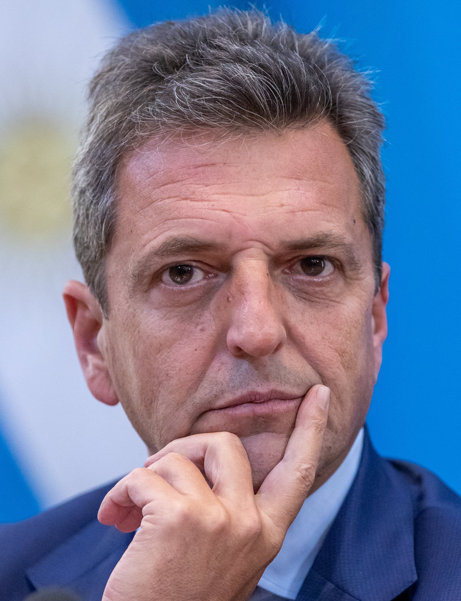 Buenos Aires, 17 de abril de 2023. El ministro de Cultura de la Nación, Tristán Bauer y sus pares de Economía, Sergio Massa y de Ciencia, Tecnología e Innovación Daniel Filmus, presentaron una nueva l