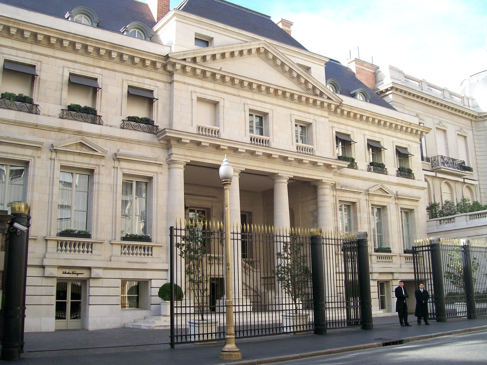 The Duhau Palace, designed by León Dourge and completed in 1932. Reopened in 2006 as the Hotel Park Hyatt Buenos Aires.