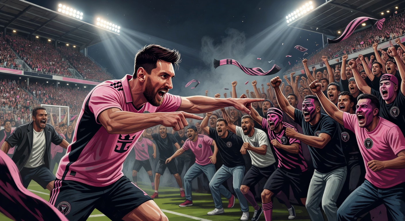 soccer stadium fans chanting