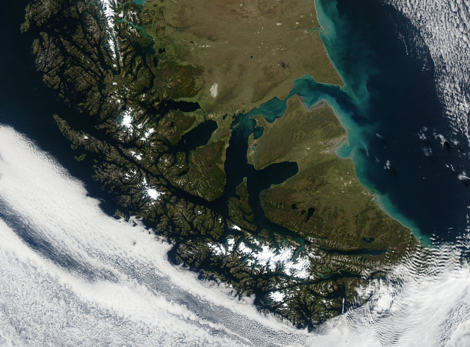 archipiélago austral de Argentina y Chile