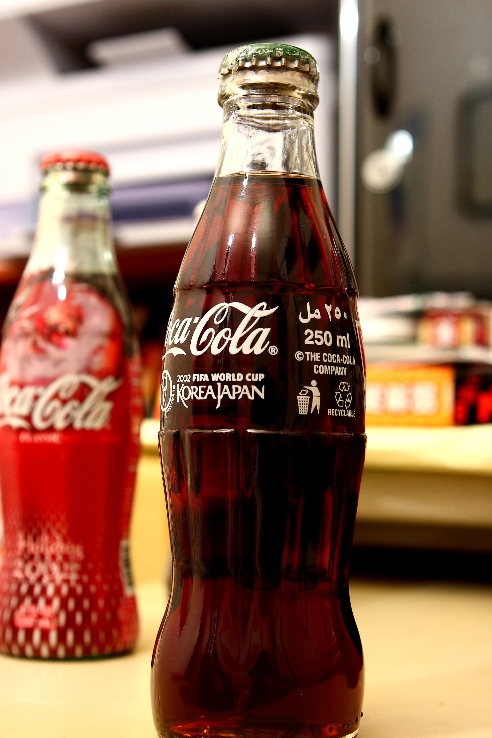 2002 football World Cup Coke Bottle