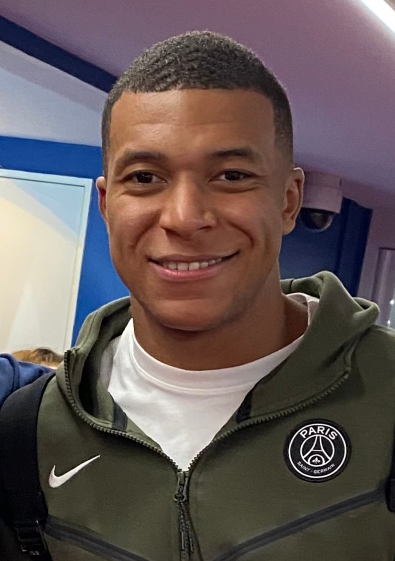 Picture with Mbappé