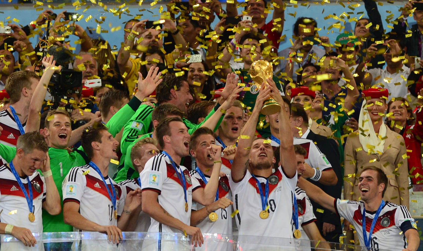 Award ceremony of the World Cup in Brazil