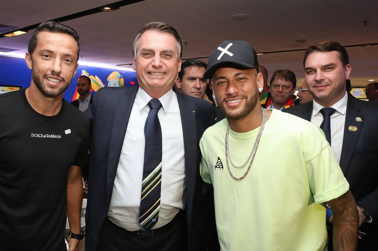 (Rio de Janeiro - RJ, 07/07/2019) Presidente da República, Jair Bolsonaro, durante a final da Copa América 2019, entre as seleções do Brasil e Peru. Foto: Clauber Cleber Caetano/PR